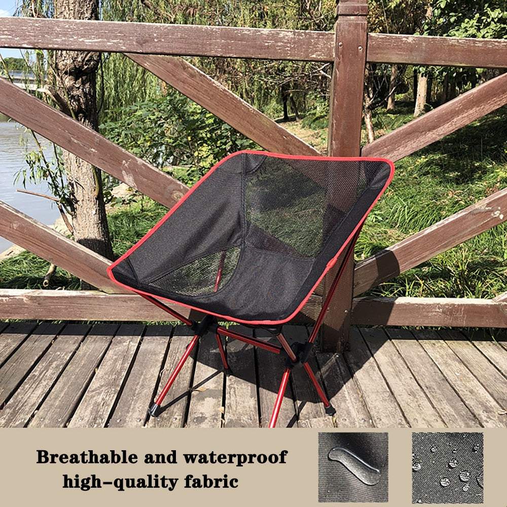Detachable Portable Folding Moon Chair Camping Fishing Hiking